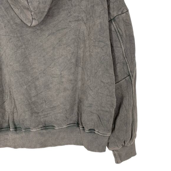 Lulu's Charcoal Hooded Sweatshirt Women's Size Small NEW - Picture 5 of 8